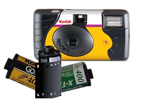 camera and film canisters