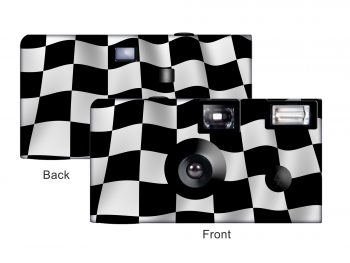 Checkered Flag Custom Disposable Camera