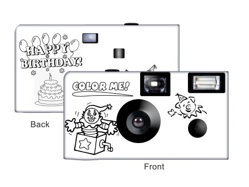 Color My Camera - A Happy Birthday Disposable Camera