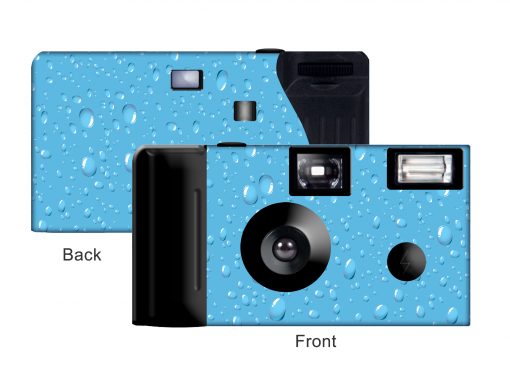 Cool Blue Custom Disposable Camera