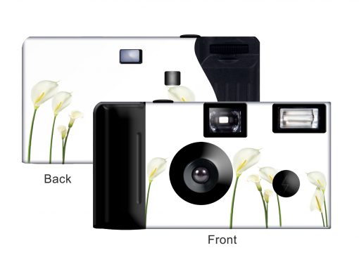 Calla Lilies Custom Disposable Camera