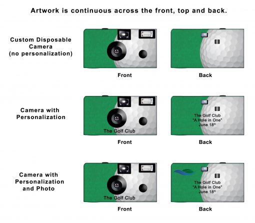Golf Custom Disposable Camera