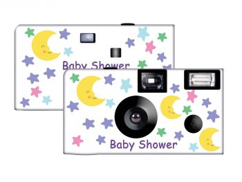 Moon & Stars Baby Shower Custom Disposable Camera