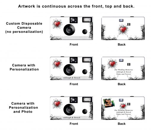 New Love Custom Disposable Camera