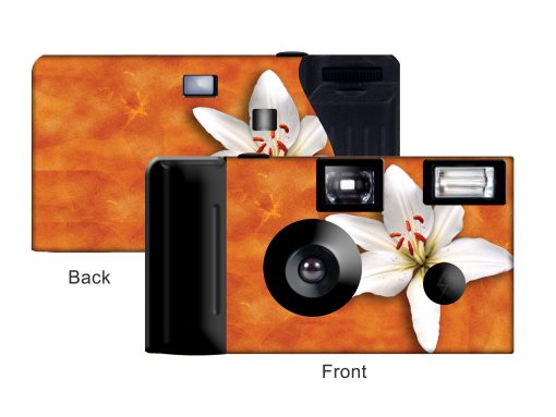 Orange Lily Custom Disposable Camera