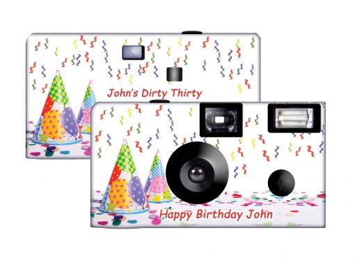A Happy Birthday Custom Disposable Camera