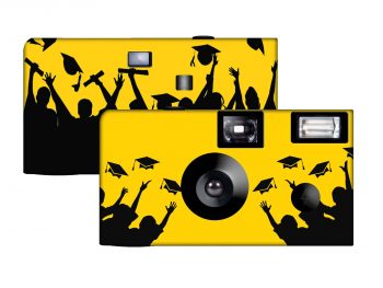 Graduation in Yellow Custom Disposable Camera
