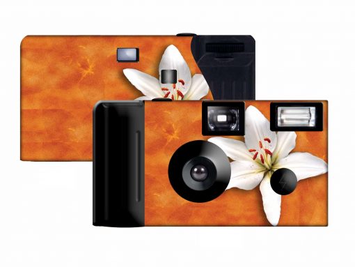 Orange Lily Custom Disposable Camera