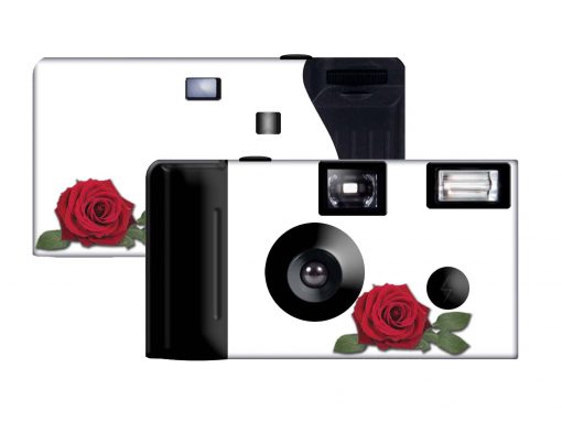 Red Roses Custom Disposable Camera