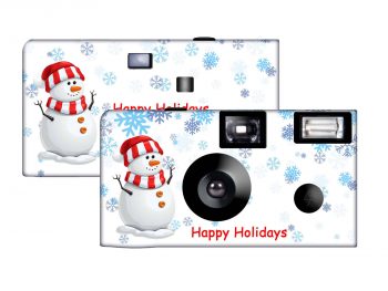 Snowman Custom Disposable Camera