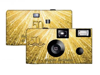 Your Numbered Birthday Custom Disposable Camera