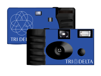 Delta, Delta, Delta (Tri Delta) Disposable Camera, Item AL-787-1