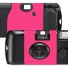 Hot Pink Label Custom Disposable Camera Hot Pink Label Custom Disposable Camera