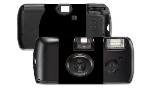 Black Label Custom Disposable Camera - Custom Camera Collection